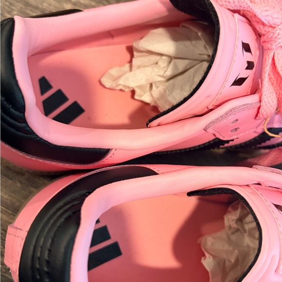 adidas Pink & Black Women's Sneakers (Messi) - Picture 6 of 7